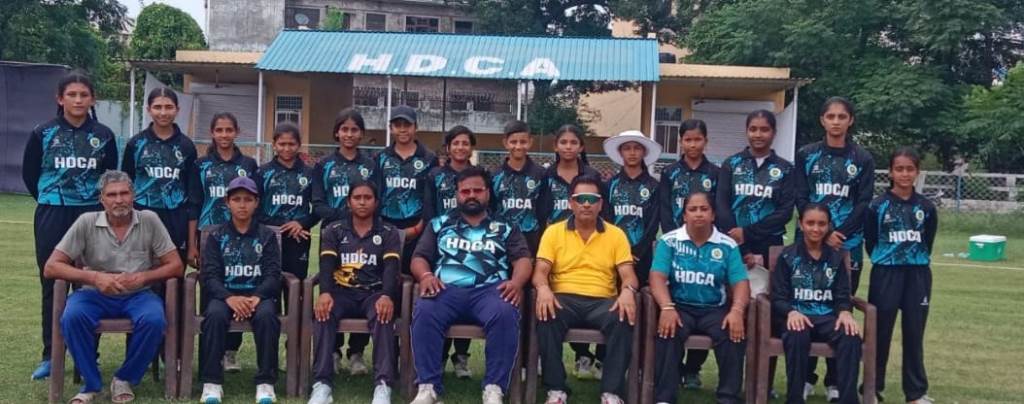 Hoshiarpur defeats Kapurthala team by 9 wickets in Under15 Womens Cricket Dr Raman Ghai